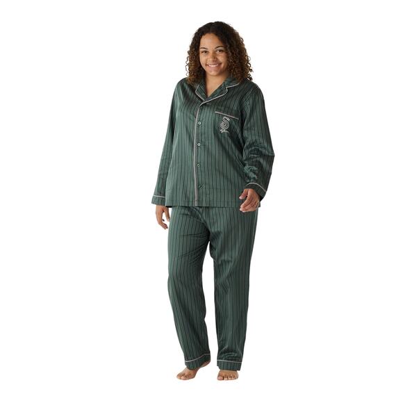 Pottery Barn Teen Harry Potter™ Slytherin™ House Pajama Set Size S - Picture 2 of 5